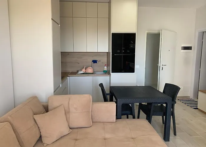 Gridis New Stylish, Fully Furnished, One Bedroom Apartment, Qerret Beach, Durres, Albania *